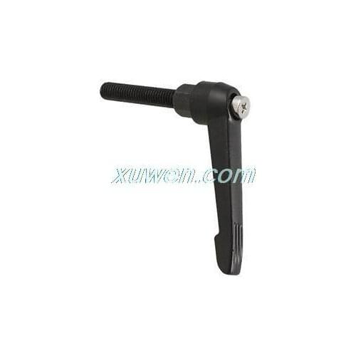 1pcs Black Metal M8 x 40mm Clamping Lever Adjustable Handlefor industrial machine