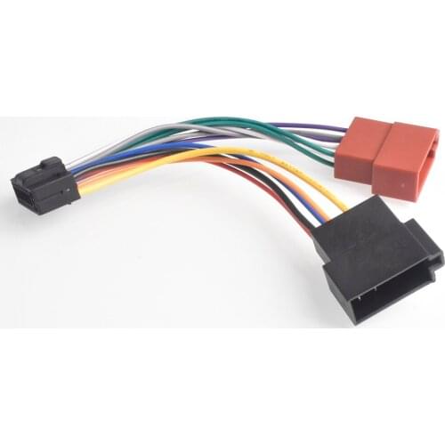 16Pin Car Stereo Radio Harness ISO for KENWOOD Radio to ISO Radio Play Plug Auto Adapter Wiring Harness Connector