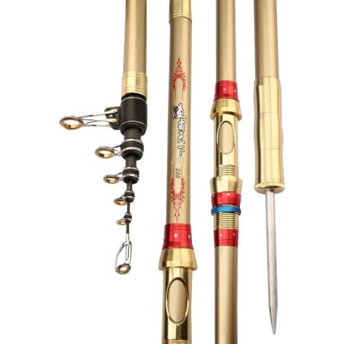 2.4/2.7/3.0/3.6/3.9/4.2m Telescopic Fishing Olta Rock Fishing Rod Ultra-light Distance Throwing Pole Long Section Pesca Canne