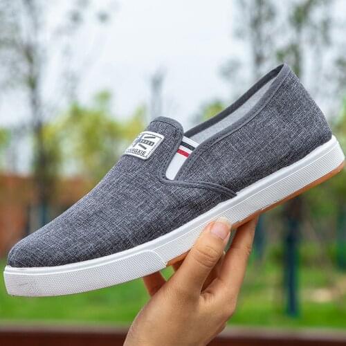 2020 New Men Loafers Canvas Shoes Men Sneakers Denim Male Shoes Comfort Men Shoes Men Casual Shoes