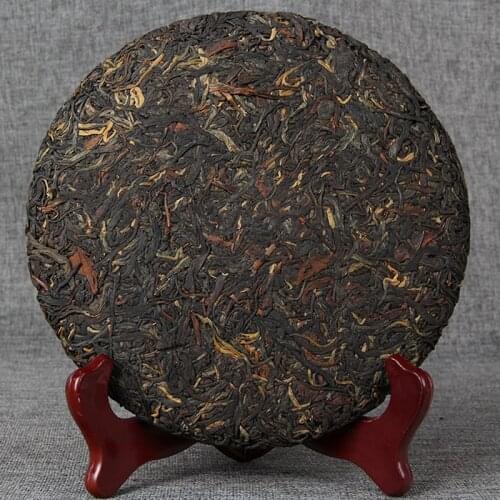 2020 Yunnan Old Tree Black Chinese Tea Dianhong Feng Qing Red Tea Cake 357g