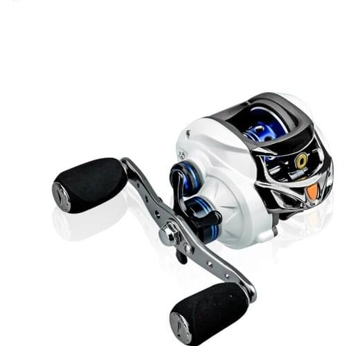 Baitcast Fishing Reel Distance Throwing Reel Black Fish Carretilha Telescopic Pesca 11+1 Ball Bearing Molinete Olta Fishing Gear