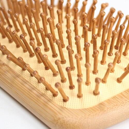 Wooden Paddle Hair Brush Detangling Hairbrush Scalp Massage Comb for Women Men