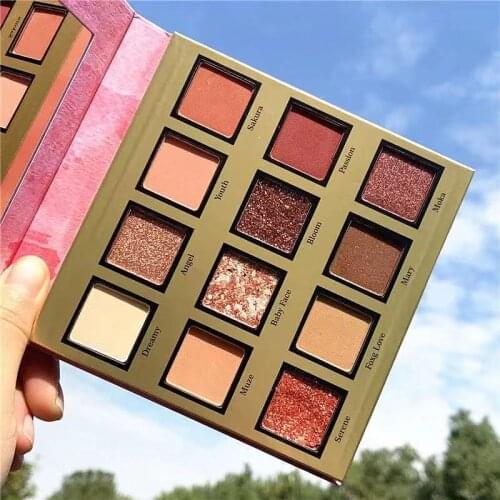 Nude Matte Eyeshadow Pallete 30 Colors Ultra Pigmented Powder Makeup Pallete Glitter Diamond Shimmer Eye Shadow Palette Cosmetic