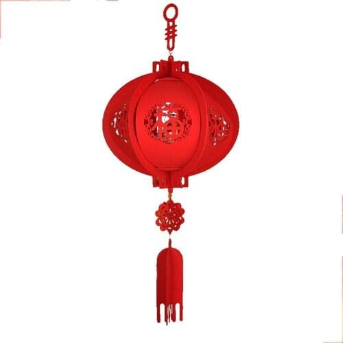 China Fu letters Lantern Chinese New Year Decorations Christmas Decorations For home New Year 2019 Decor Good Lantern