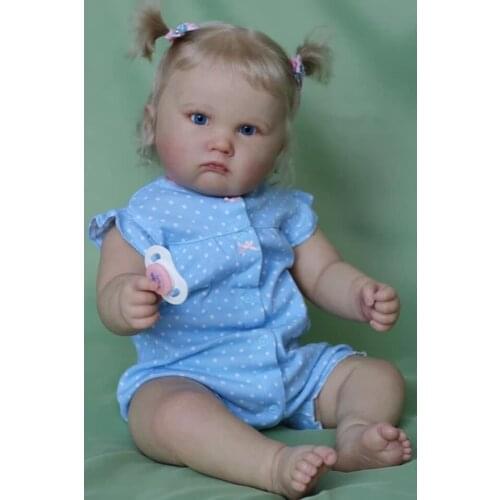 NPK 60CM CHARLOTTE Reborn Toddler Princess High Quality Hand Paint Multiple layers with Visible Veins