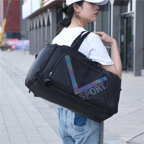 Fashion Womens Bag Trendy Large-capacity Sports Bag For Girls Solid Color Oxford Cloth Waterproof Travel Bags Shoulder Bags