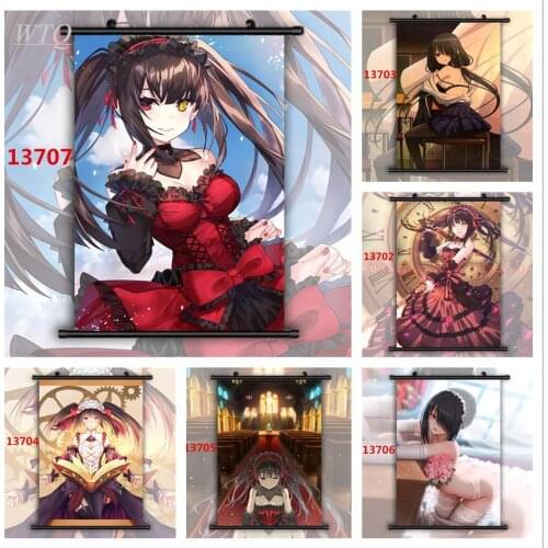 Date A Live Tokisaki Kurumi HD Print Wall Poster Anime Posters Canvas Painting Wall Decor Posters Wall Art Picture Home Decor