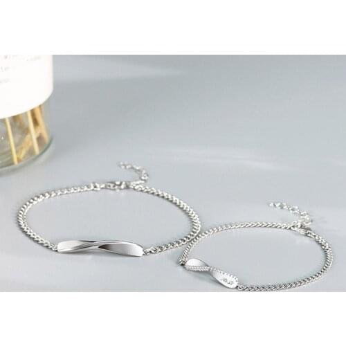 Couples Bracelet Skin-friendly Rust-proof Copper Fashion Mini Ladies Bracelet Supplies for Girl wholesale dropshipping