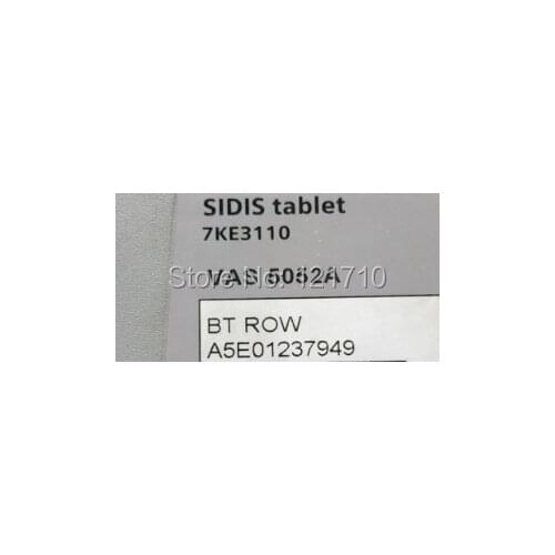 Industrial equipment SIDIS tablet 7KE3110 VAS5052A BT ROW A5E01237949