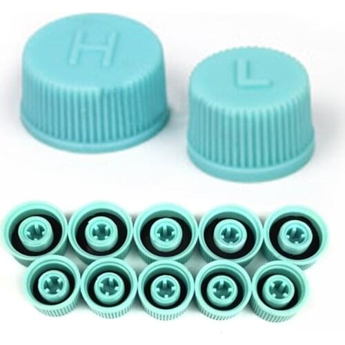 R134a R12 Service Port Valve Dust Cap High / Low Side Air Conditioning Pipeline System Caps Accessories