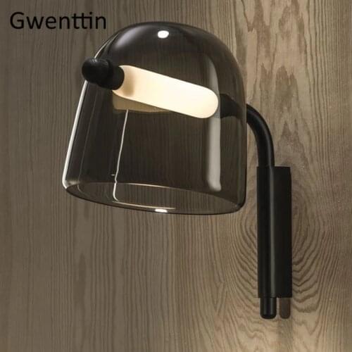 Mona Glass Wall Lamp Nordic Modern Led Wall Sconce Light Fixtures for Living Room Bedroom Bedside Lamp Home Decoration Luminaire