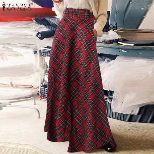 ZANZEA Womens Autumn Skirts