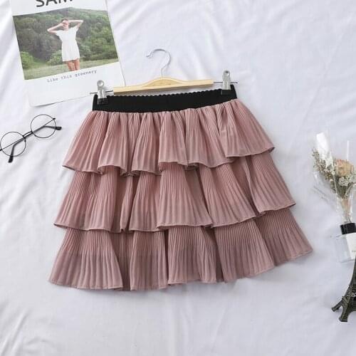 2019 Tulle Skirts Womens High Quality Elastic Stretchy Tulle Teen Layers Summer Womens Adult Tutu Skirt Pleated Mini Skirts