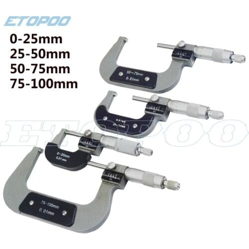0-100mm 0.01mm Counter outside diameter micrometer digital counter micrometer thickness gauge measuring tool