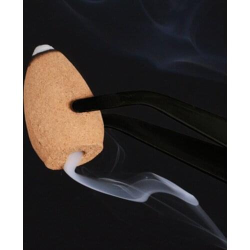 1 Box 60pcs Taihang Mountain Thuja Backflow Incense Cones For Sleeping Viewing Yoga Purifying Air Anti-odour Aromatic Antiseptic