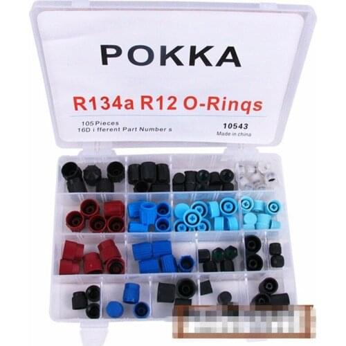 105pc R134AR12 A/C Prevent dust cover high/low pressure Gas mouth valve covers W015