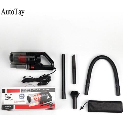 150W 7000PA Car Vacuum Cleaner Wet/Dry Portable Handheld Vacuum Cleaner with 4.5M Power Cord for Car Strong Power Suction