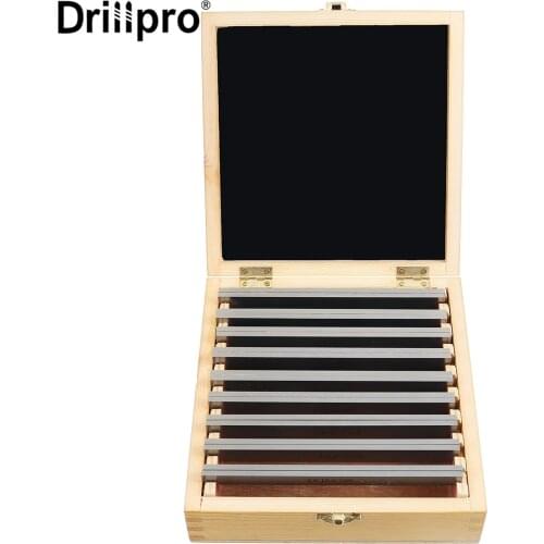 18Pcs/9 Pair High-precision DIY Parallel Pad Gauge Block Vice Base CNC Milling Pads Set 160mm 4MM Thick Grinding Measuring Tools