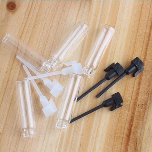 2000pcs 1ML Empty Mini Glass Perfume Small Sample Vials Perfume Bottle Laboratory Fragrance Test Tube Trial Bottle