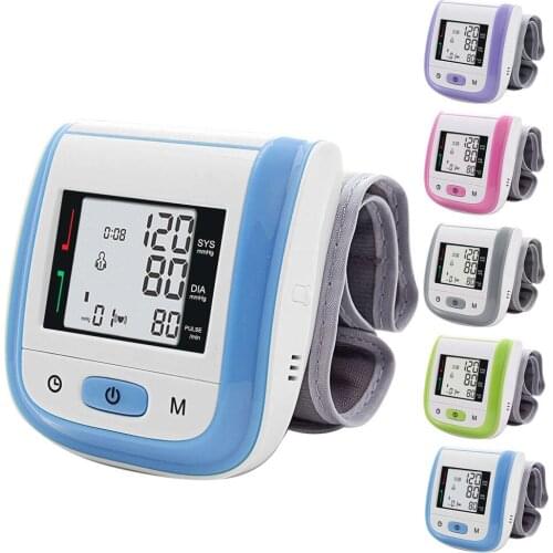Wrist Health Care Tensiometro Digital Blood Pressure Heart Monitor Tonometer Automatic Sphygmomanometer BP Blood Pressure Meter