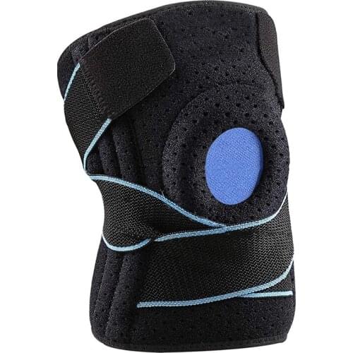 Knee Support Knee Brace Adjustable With Side Stabilizers ​& Patella Gel Pads For Knee Pain Relief Injury Recovery