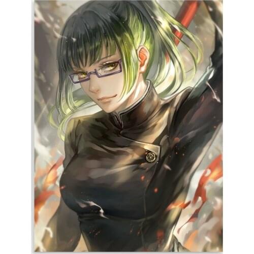 HD Prints Zenin Maki Canvas Painting Wall Art Jujutsu Kaisen Pictures Home Decor Bedroom Bedside Background Modular Anime Poster