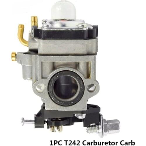 Heavy Duty T242 Carburetor For CG260 BC260 Brush Cutter 1E34F 1E36F TU26 TL26 32F 34F 36F Engine 26cc 33cc Trimmer Walbro Carb