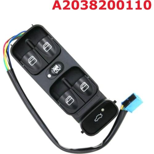 Power Window Control Switch Button for MERCEDES SL500 C CLASS W203 C200 C220 A2038200110 A2038210679