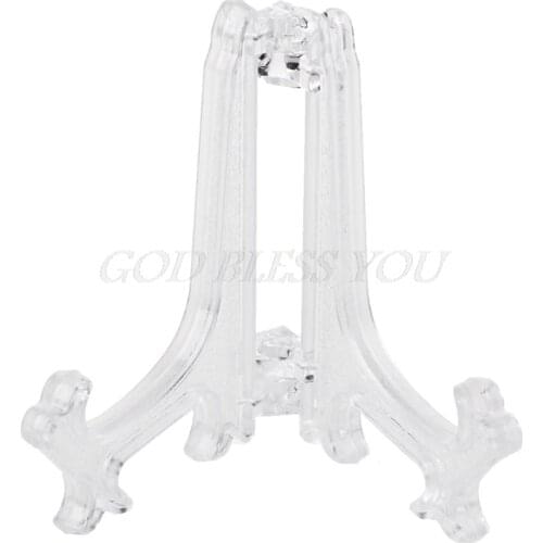 Mini Plastic Display Stand Plate Coin Card Medal Golf Balls Holder Easel Drop Shipping