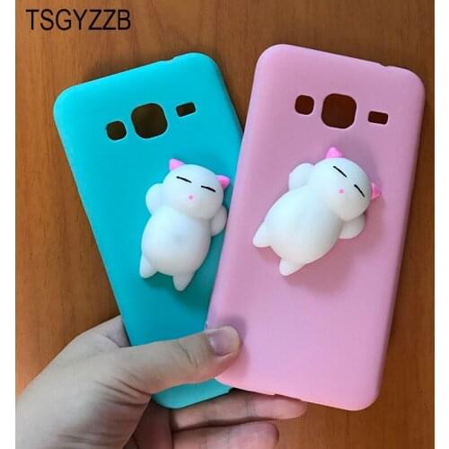 Squishy Slow Rising Cat Soft TPU Case For Samsung Galaxy J3 2016 J310 Cover For Fundas Samsung J7 2016 J710 Skin Cute Phone Case