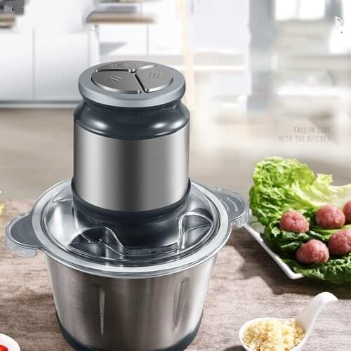 Meat Grinders USES electric stainless steel to stir the and smash capsicum peppers NEW