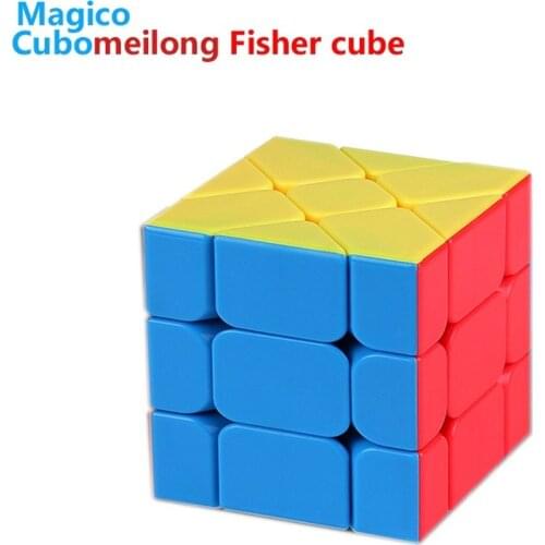 Moyu Speed Fisher Cube 3x3x3 Cubing Classroom Puzzle Educational Boys Childrens Toys 3x3 Strange Shape Puzzles Magic Cubes Gift