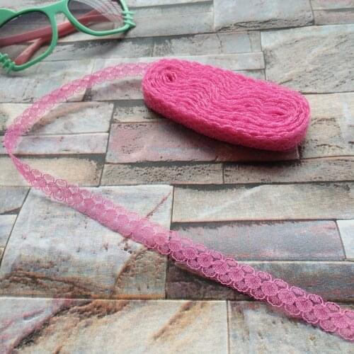 Wholesale 10 yards beautiful 15mm width Rose lace ribbon lace embroidery DIY Decoration For Sewing Accessories