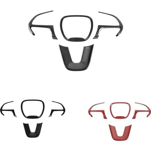 Steering Wheel Cover Trim for 2015-2020 Dodge Challenger Charger for Durango Grand Cherokee SRT8