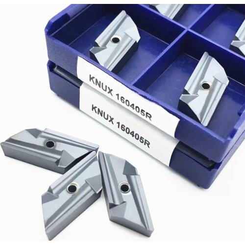 Carbide insert KNUX160405R LT10 high quality triangular outer metal turning insert CNC machine parts lathe tool milling tools