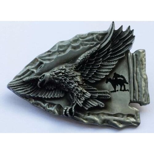 American Western Flying Eagle Belt Buckle