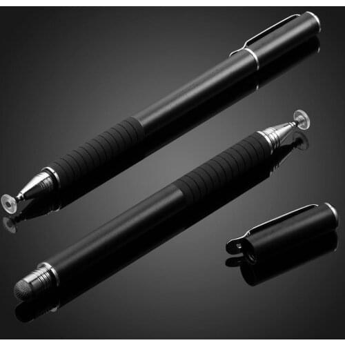 Disc Stylus Touch Screen Pens for All Capacitive Touch Screens Cell Phones, Tablets, Laptops Bundle with 6 Replacement Tips