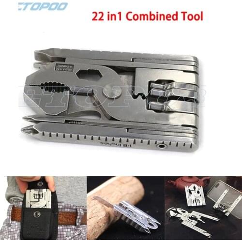 Swizerland Technology science and technology 22 in 1 multifunctional combined tool kit Gauge Tool