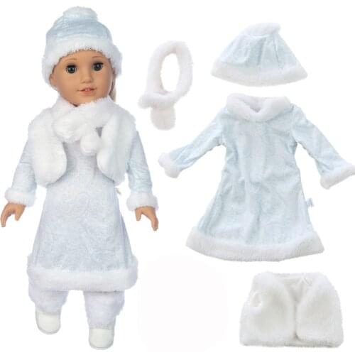 Warm Christmas Suit fits for American Girl 18 Inch american girl doll alexander doll clothes doll accessories best gift