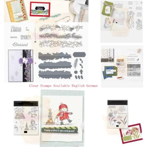 Celebrate Animal Wreath Cutting Dies Stamps Scrapbook Diary Secoration Embossing Stencil Template Diy Greeting Card Handmade