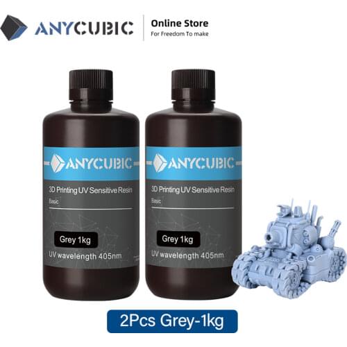 405nm 1KG Resin for LCD 3D Printer Anycubic UV Sensitive Resin Liquid Printing Material for Photon Mono X UV Resina