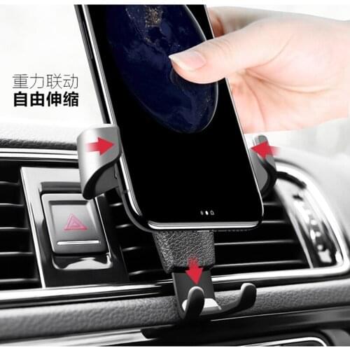 Universal Car Gravity Sensor Mounting Air Outlet Mobile Phone Holder For Ford Buick Cadillac Chevrolet Opel Dodge Journey
