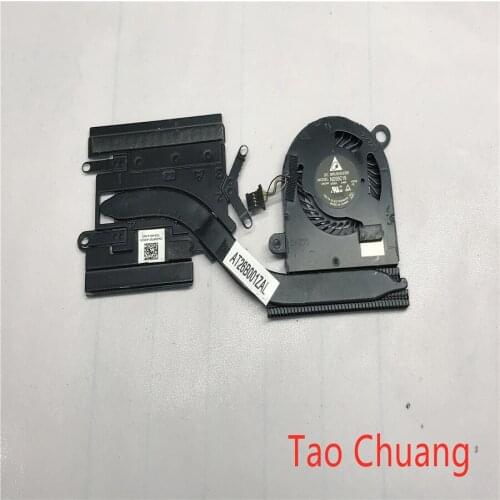 Disassemble used FOR Dell Latitude 7390 E7390 2-in-1 EG50040S1-CC30-S9A laptop CPU cooler fan 034T0C 34T0C