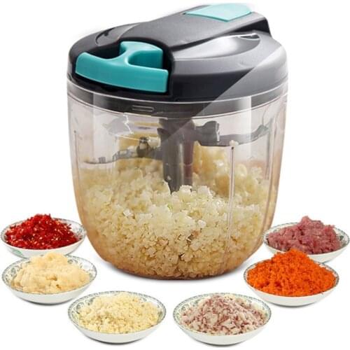 900ML Rotate Vegetable Cutter Chopper Slicer Fruit Garlic Press Masher Cheese Crusher Cooking Accessories Kitchen Gadgets Tool