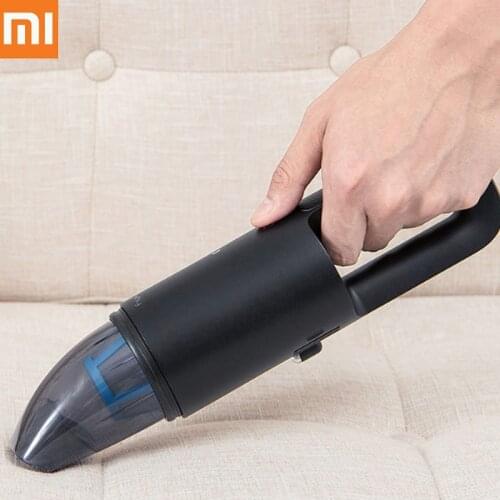 Xiaomi Cleanfly - FVQ Portable Wireless Handheld Vacuum Cleaner 2 In 1 Nozzle With LED Light Car Charger HEPA Filter From Youpin