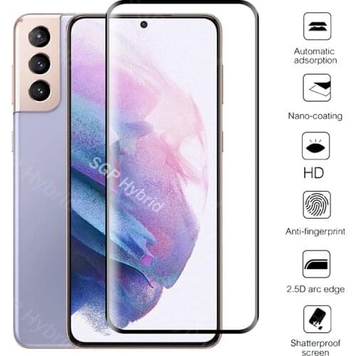 Protective glass For samsung s21 plus case For samsung galaxy s 21 plus tempered glass samsun galaxi s21plus 3D phone cover