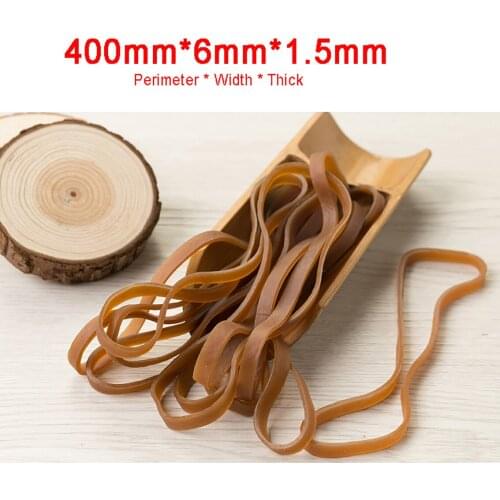 500g Brown Width 4mm 6mm 8mm Quality Elastic Rubber Bands Sturdy Stretchable Packaging Band Loop O Rings For Home School Office