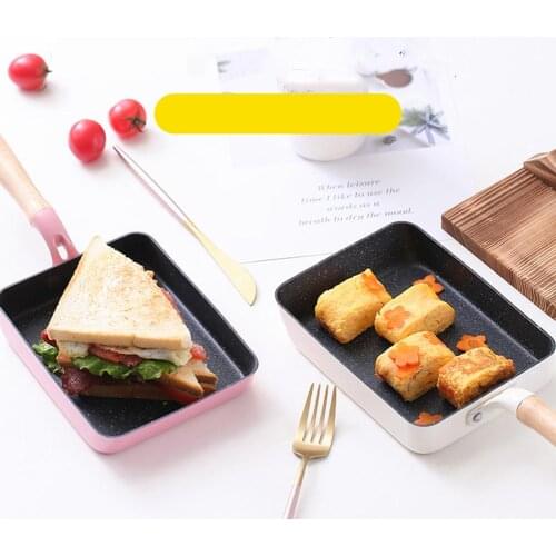 Omelette Pan Tamagoyaki Egg Pan Nonstick Frying Cookware For Cooking Grilling Heating