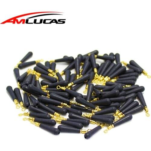 Amlucas 30pcs/lot Fishing Floats Seat Copper Rubber Float Rest Gear Block Rotation Drift Fish Tackle Fishing Accessory WE1018